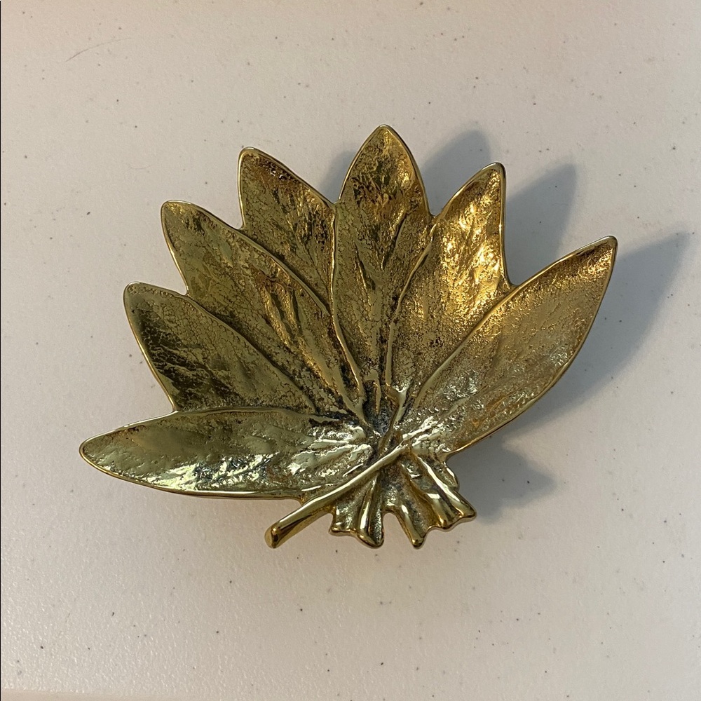 Gold Leaf Decorative Dish